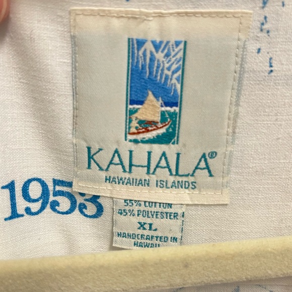 Kahala Hawaiian Islands Hawaiian Button Down Shirt - Picture 7 of 13